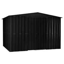 10 x 7 Apex Anthracite Grey Metal Shed (3.07m x 2.16m)