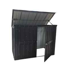 5 x 3 Double Bin Store Anthracite Grey (1.71m x 0.95m)