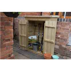 INSTALLATION - Shiplap Pent Garden Store - Pressure Treated - INCLUDES INSTALLATION 