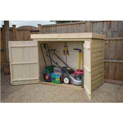 INSTALLATION - Shiplap Pent Large Outdoor Store - Pressure Treated - INCLUDES INSTALLATION 