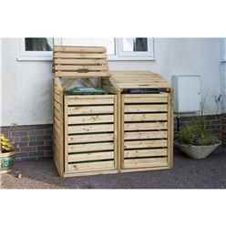 Double Wheelie Bin Hide