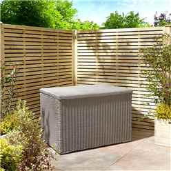 Natural Stone Rattan Weave Cushion Box