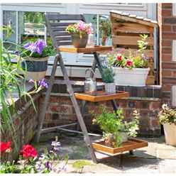 Hardwood Large Plant Ladder