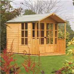 7'2''  x 8'8'' Apex Clarendon Summerhouse (Tongue and Groove floor)