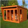 10 x 8 (3.06m x 2.39m) - Premier Wooden Summerhouse - Double Doors - 12mm T&G Walls & Floor