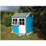 4 x 4 Wooden Playhouse - Single Door - 1 Window - 12mm Wall Thickness