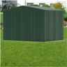 10 x 7 Premier Heavy Duty Metal Dark Green Shed (3.16m x 2.28m)