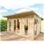  5m x 3m (16ft x 10ft) Insulated 64mm Pressure Treated Garden Office + Free Installation