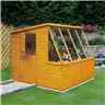 8 x 8 (2.39m x 2.39m) - Tongue And Groove - Potting Shed With Opening Side Window