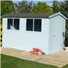 10 x 6 (2.99m x 1.79m) - Tongue And Groove - Wooden Apex Workshop - 12mm Tongue And Groove Floor and Roof