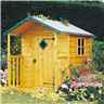 INSTALLED 4 x 4 Wooden Hide Playhouse