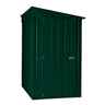 4 x 6 Lean To Heritage Green Metal Shed (1.13m X 1.71m)
