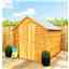8 X 6 (2.39m X 1.83m) - Super Value Overlap - Apex Garden Wooden Shed - Windowless - Double Doors