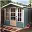 10 x 7 (2.97m x 2.05m) - Premier Wooden Summerhouse - Single Doors - 12mm T&G Walls - Floor - Roof