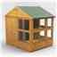6 x 8 Premium Tongue And Groove Apex Potting Shed - Single Door - 14 Windows - 12mm Tongue And Groove Floor And Roof
