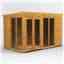 10 x 6 Premium Tongue And Groove Pent Summerhouse - Double Doors - 12mm Tongue And Groove Floor And Roof