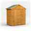 4 x 6 Premium Tongue And Groove Apex Shed - Double Doors - Windowless - 12mm Tongue And Groove Floor And Roof