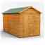 12 x 6 Premium Tongue And Groove Apex Shed - Single Door - Windowless - 12mm Tongue And Groove Floor And Roof