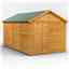 14 x 8 Premium Tongue and Groove Apex Shed - Single Door - Windowless - 12mm Tongue and Groove Floor and Roof