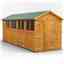 18 x 6 Premium Tongue And Groove Apex Shed - Double Doors - 8 Windows - 12mm Tongue And Groove Floor And Roof