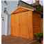 4 X 6 (1.19m X 1.82m) - Overlap Dip Treated - Apex Garden Shed - Windowless - Double Doors