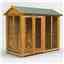 8 x 4 Premium Tongue And Groove Apex Summerhouse - Double Door - 12mm Tongue And Groove Floor And Roof
