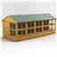 20 x 8 Premium Tongue and Groove Apex Potting Shed - Double Door - 28 Windows - 12mm Tongue and Groove Floor and Roof	