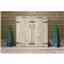 Double Redwood Pressure Treated Wheelie Bin Store - 140 Litre Bins