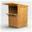 4 x 4 Premium Tongue And Groove Market Kiosk Bar - Single Door - 12mm Tongue And Groove Floor And Roof