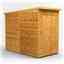 4 x 8  Premium Tongue And Groove Pent Shed - Single Door - Windowless - 12mm Tongue And Groove Floor And Roof