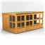 14 x 8 Premium Tongue And Groove Pent Potting Shed - Single Door - 22 Windows - 12mm Tongue And Groove Floor And Roof
