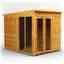 6 x 8  Premium Tongue and Groove Pent Summerhouse - Double Doors - 12mm Tongue and Groove Floor and Roof