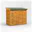 6 x 3 Premium Tongue And Groove Reverse Pent Bike Shed - 12mm Tongue And Groove Floor And Roof