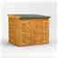 6 x 5 Premium Tongue And Groove Reverse Pent Bike Shed - 12mm Tongue And Groove Floor And Roof