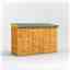 8 x 3 Premium Tongue And Groove Reverse Pent Bike Shed - 12mm Tongue And Groove Floor And Roof