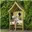 3 x 4 Pressure Treated Wooden Seat Arbour