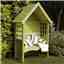 4 x 2 Pressure Treated Wooden Seat Trellis Side Arbour